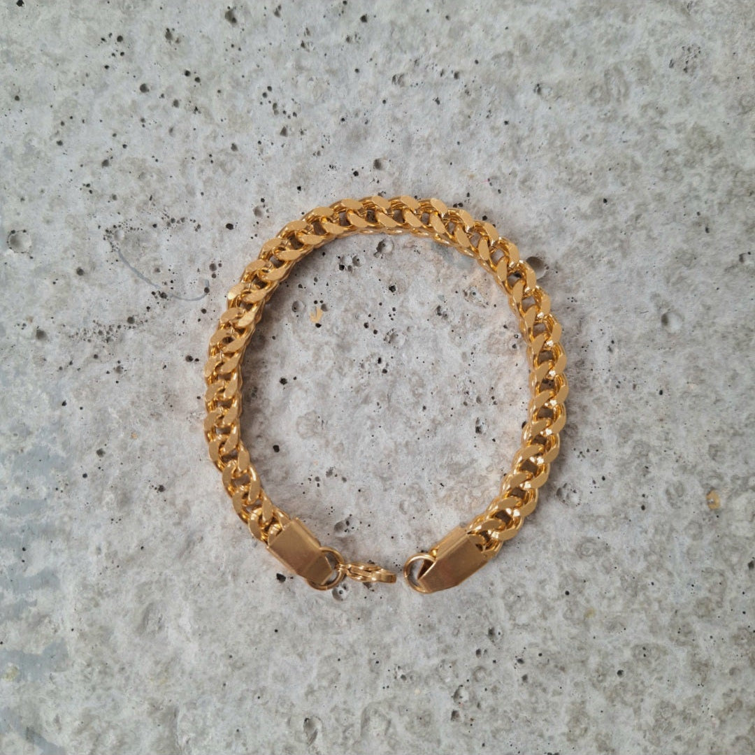 Phoenix | Franco Bracelet (Gold) 6mm